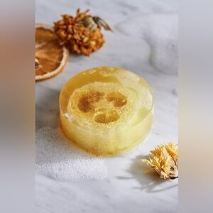 Citrus and Mint Loofah Body Bar by Cleanse Gourmet, sold at Terrain